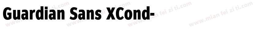 Guardian Sans XCond字体转换